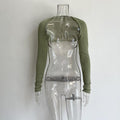 Evelyn Half-Length A- line Strap Type High Waist Two-Piece Sets - Vestir en Moda