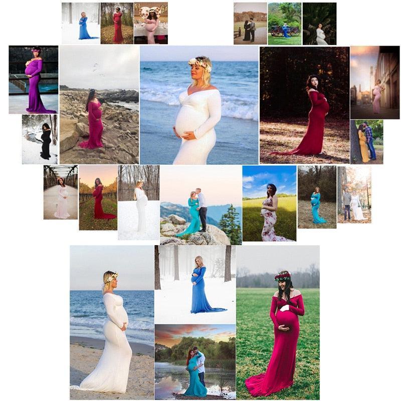 Evelyn Maternity clothing pregnant Long Dresses - Vestir en Moda