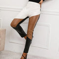 Evelynn Elastic Slim Faux Leather Trousers Motorcycle Tight Pants - Vestir en Moda