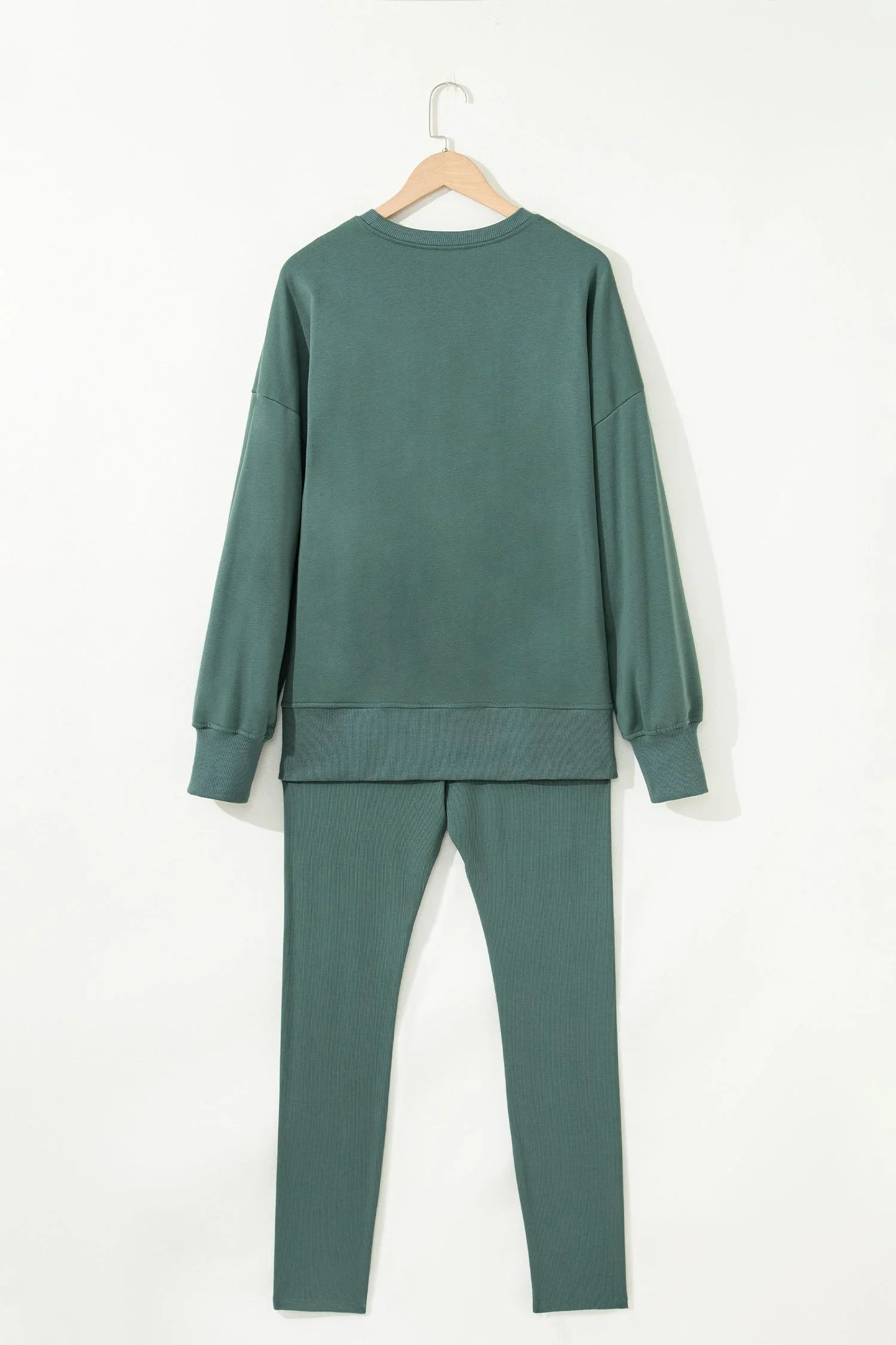 Martha Solid Oversize And Ribbed Two Piece Sets