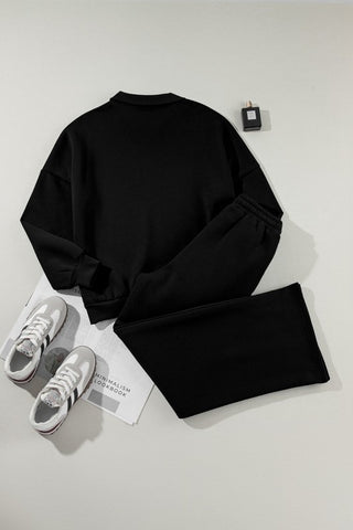 Belen Solid Zip-Up Drawstring Two Piece Sets