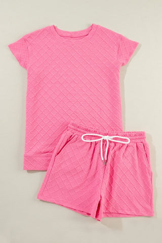 Rosaura Checker Textured Two Piece Sets