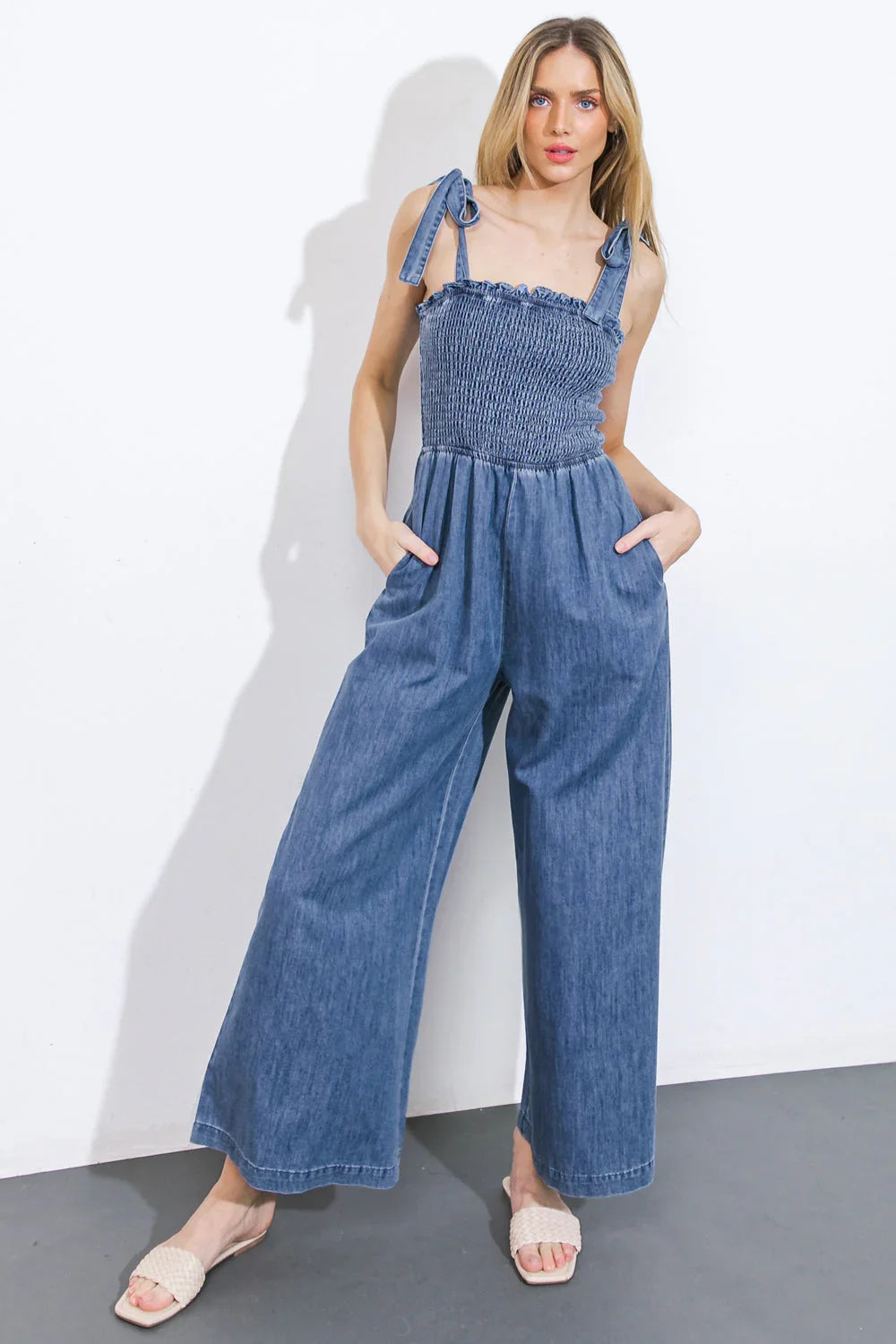 Getting It Done Cute Cotton Elegant Jumpsuit