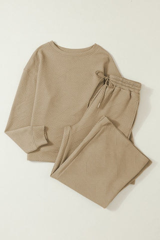 Victoria Elegant Textured Two Piece Sets