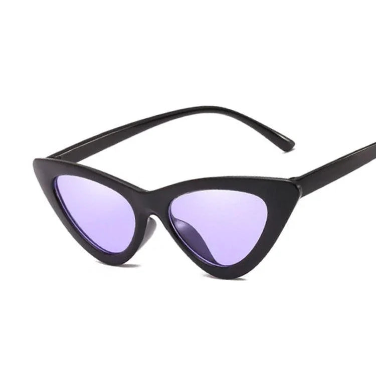 Fashion Cat Eye Woman Designer Vintage Retro Triangular SunGlasses - Vestir en Moda