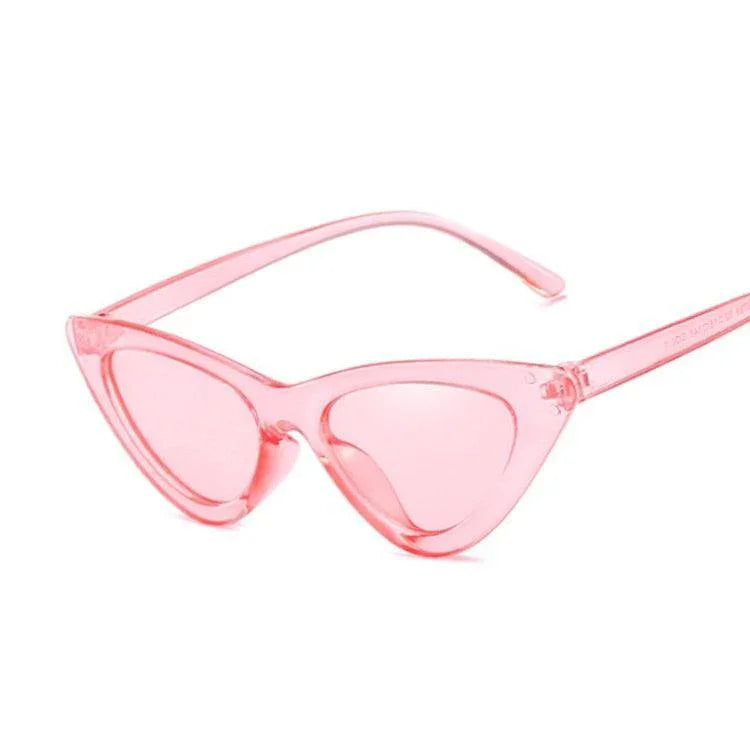 Fashion Cat Eye Woman Designer Vintage Retro Triangular SunGlasses - Vestir en Moda