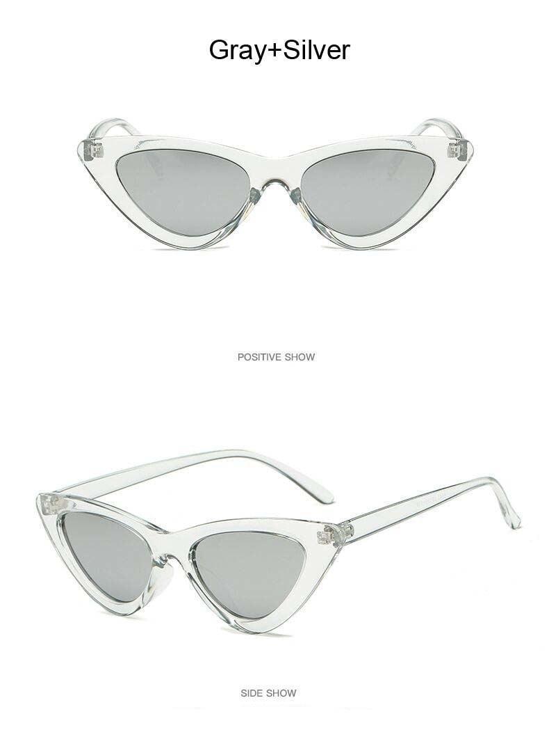 Fashion Cat Eye Woman Designer Vintage Retro Triangular SunGlasses - Vestir en Moda