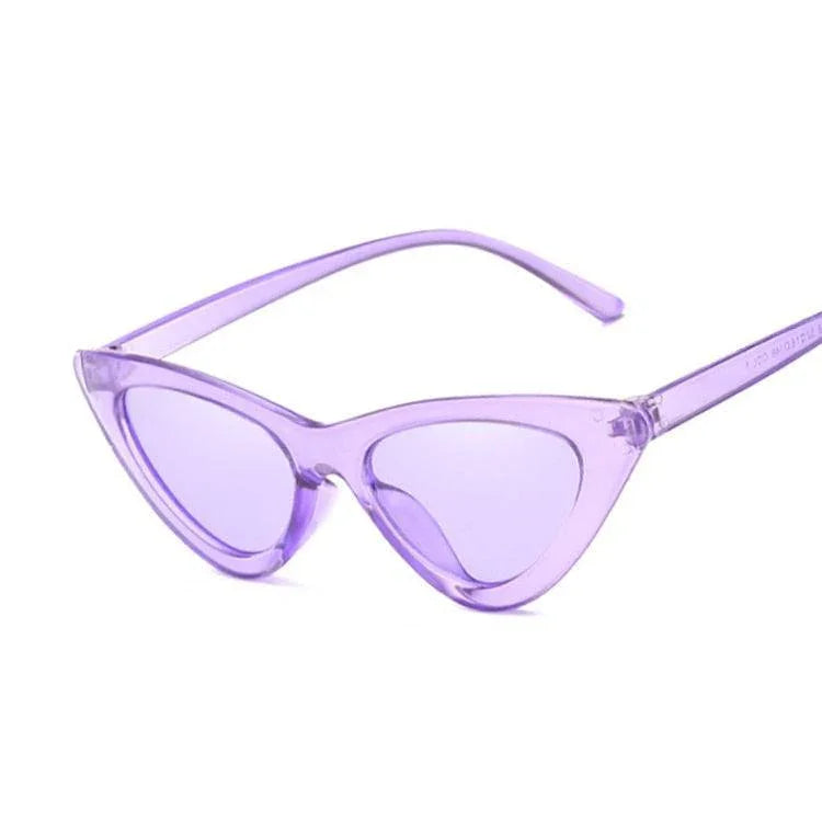 Fashion Cat Eye Woman Designer Vintage Retro Triangular SunGlasses - Vestir en Moda