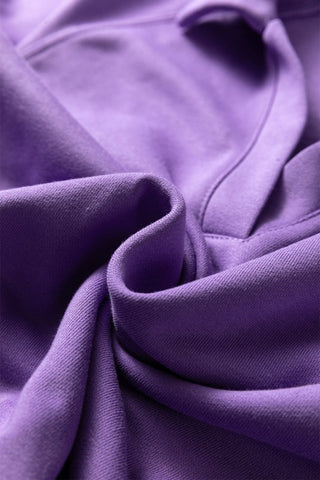 Kayli Solid Collared Central Seam Two Piece Sets