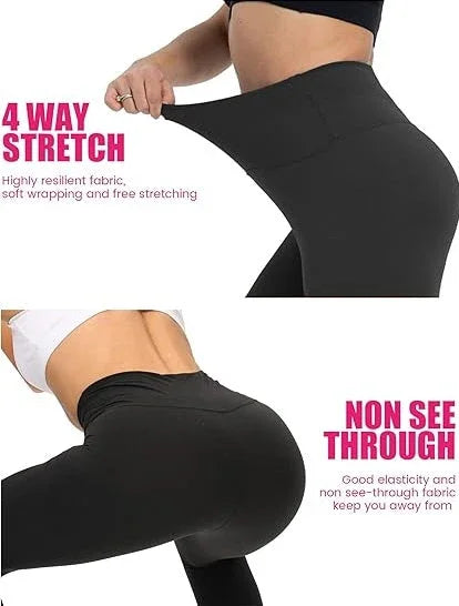 Cropped High-Rise Leggings – Sky Blue Print Workout Pants