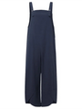 Federica Women Solid Color Casual Button Jumpsuits - Vestir en Moda