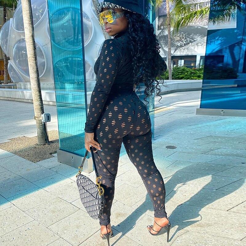 Felina Hollow Out Jumpsuits Women Sexy - Vestir en Moda