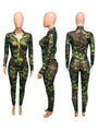 Fifa Mesh Messy Printed Sexy Jumpsuits Women - Vestir en Moda