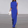 Fior Elegant Woman Female Sleeveless Wide Leg Jumpsuits - Vestir en Moda
