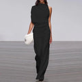Fior Elegant Woman Female Sleeveless Wide Leg Jumpsuits - Vestir en Moda
