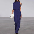 Fior Elegant Woman Female Sleeveless Wide Leg Jumpsuits - Vestir en Moda