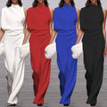 Fior Elegant Woman Female Sleeveless Wide Leg Jumpsuits - Vestir en Moda