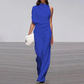 Fior Elegant Woman Female Sleeveless Wide Leg Jumpsuits - Vestir en Moda