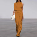 Fior Elegant Woman Female Sleeveless Wide Leg Jumpsuits - Vestir en Moda