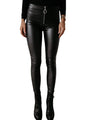 Florence Explosive Sexy PU Leather Plain Pants - Vestir en Moda