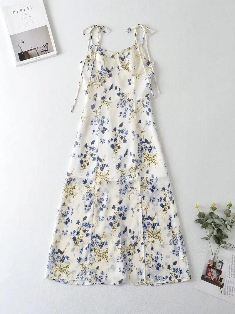 Franshesca French Summer Women Strap Floral Dresses - Vestir en Moda