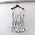 Garaine Women Summer Casual Strap Sleeveless Rompers - Vestir en Moda