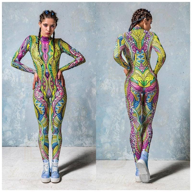Gardenia Woman Sexy Element Blue Jumpsuits - Vestir en Moda