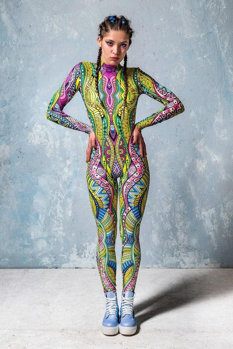 Gardenia Woman Sexy Element Blue Jumpsuits - Vestir en Moda