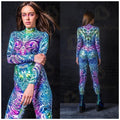 Gardenia Woman Sexy Element Blue Jumpsuits - Vestir en Moda