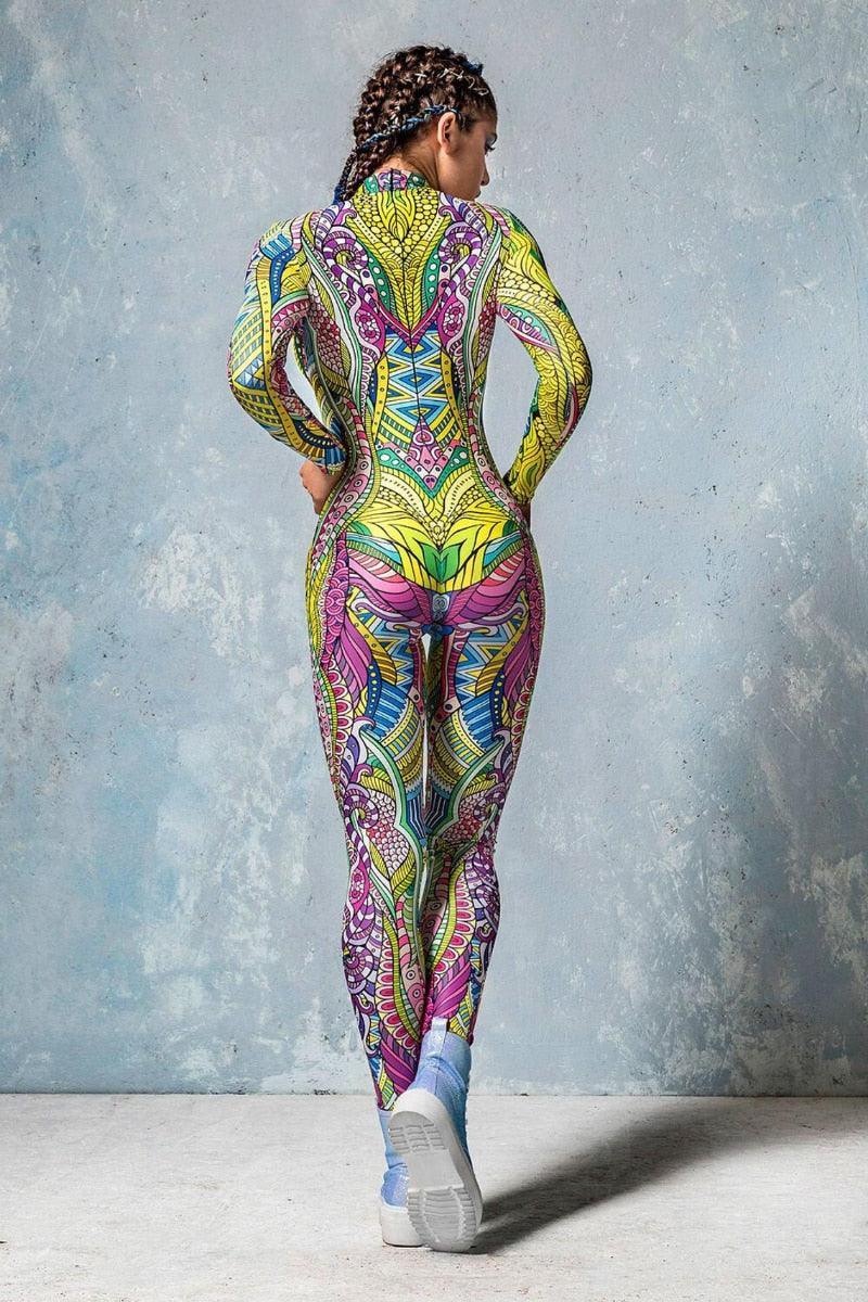 Gardenia Woman Sexy Element Blue Jumpsuits - Vestir en Moda