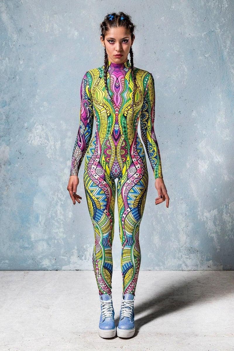 Gardenia Woman Sexy Element Blue Jumpsuits - Vestir en Moda