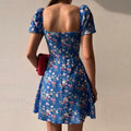 Genesis 2023 Summer Print French Style Dresses - Vestir en Moda
