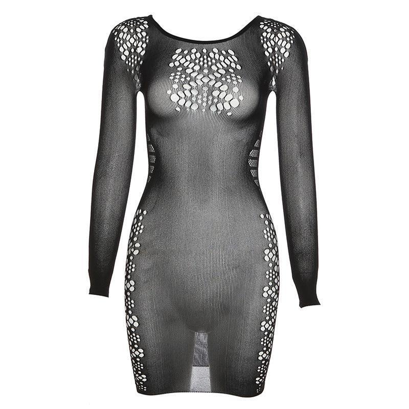 Georgia Clothing Neck Long Slim Sheath Dresses - Vestir en Moda
