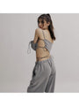 Gianna Irregular Camisole With Arm Sleeve Tops - Vestir en Moda