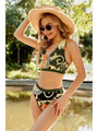 Giavanna Summer Printed V Neck Bikini Sets - Vestir en Moda