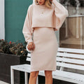 Giorgia Two Piece Set Autumn Winter Solid Color Pullover - Vestir en Moda
