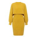 Giorgia Two Piece Set Autumn Winter Solid Color Pullover - Vestir en Moda