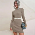 Giorgina Autumn Turtleneck Knitting Dresses - Vestir en Moda