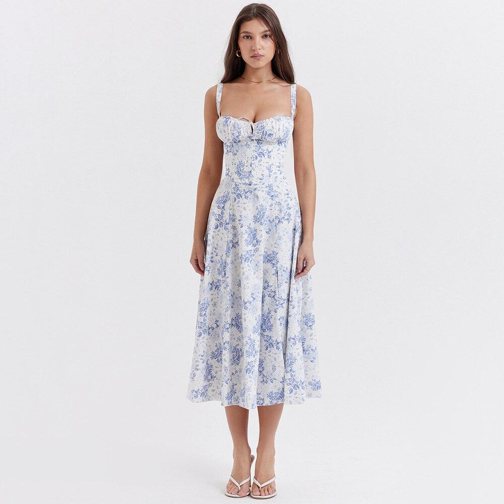 Gisela Elegant A Line Midi Dresses Sexy - Vestir en Moda