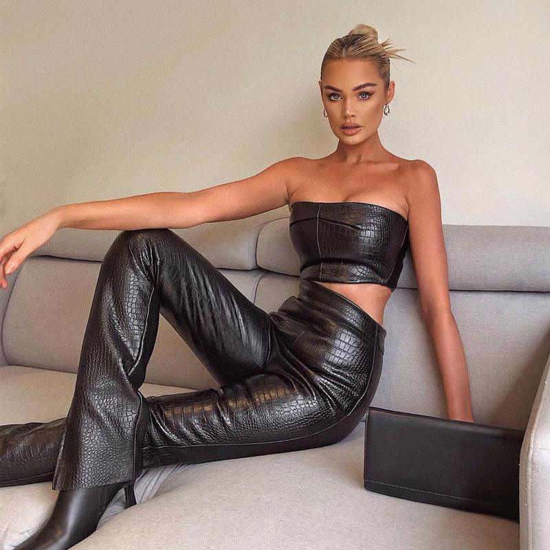 Giulia Scale Wrapped Trousers Casual Sets to Women - Vestir en Moda