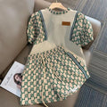 Giulia Sets For Women 2022 Summer New Contrast sleeved - Vestir en Moda