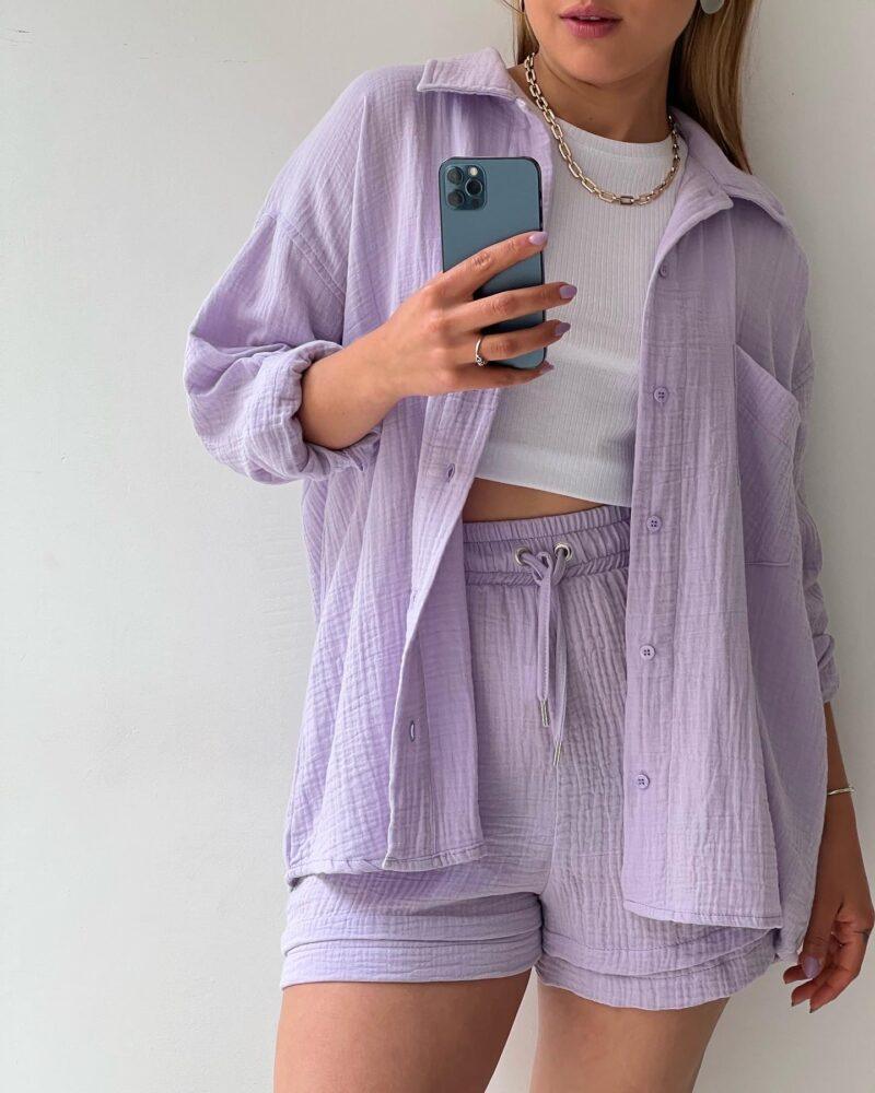 Giulia Solid Color Two Piece Set Women - Vestir en Moda