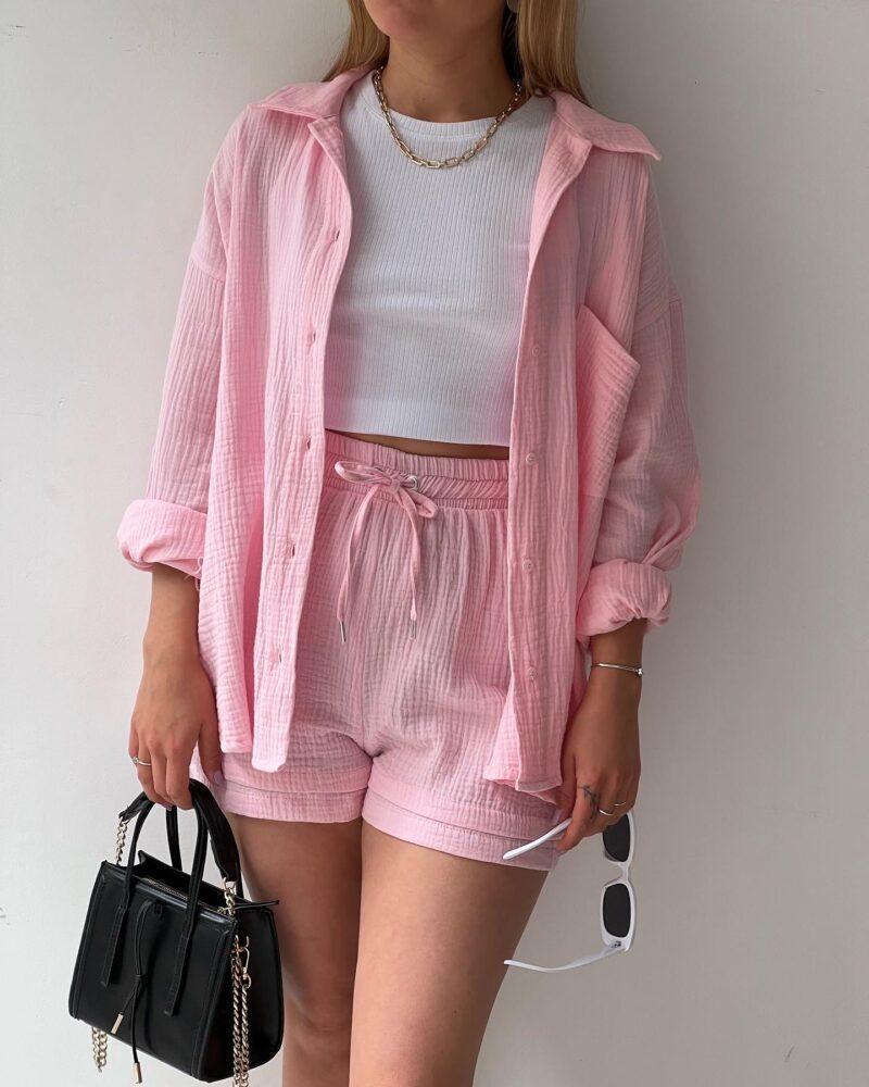 Giulia Solid Color Two Piece Set Women - Vestir en Moda