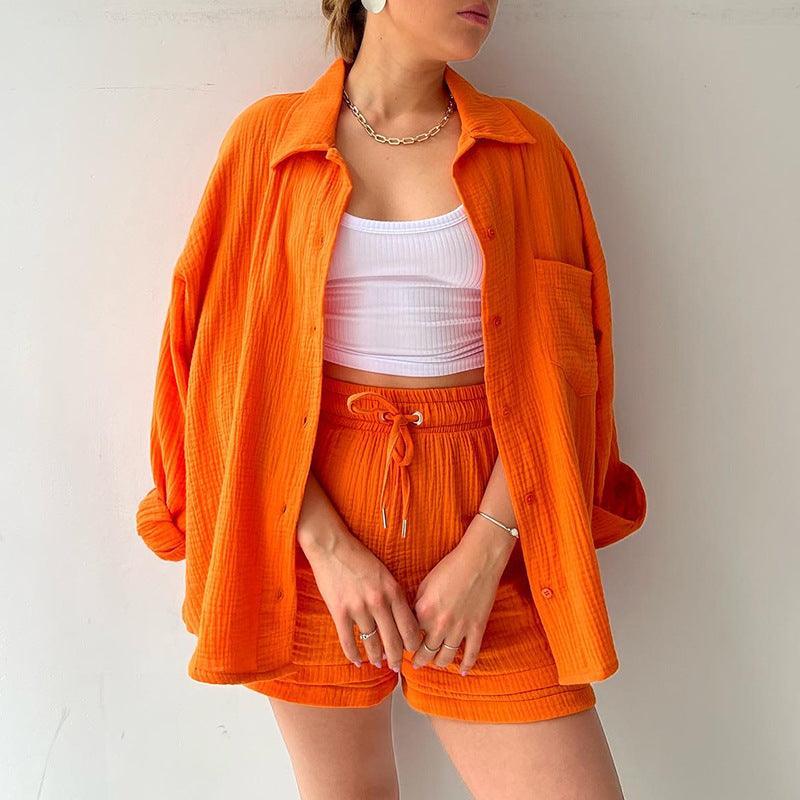 Giulia Solid Color Two Piece Set Women - Vestir en Moda