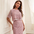 Giulia Women Casual Two Piece Set Lace Set Summer - Vestir en Moda
