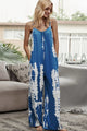 Glenda Tie-Dye Spaghetti Strap Jumpsuits with Pockets - Vestir en Moda