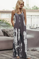Glenda Tie-Dye Spaghetti Strap Jumpsuits with Pockets - Vestir en Moda