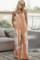 Glenda Tie-Dye Spaghetti Strap Jumpsuits with Pockets - Vestir en Moda