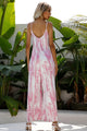 Glenda Tie-Dye Spaghetti Strap Jumpsuits with Pockets - Vestir en Moda