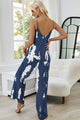 Glenda Tie-Dye Spaghetti Strap Jumpsuits with Pockets - Vestir en Moda